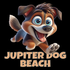 Jupiter Dog Beach Happy Dog - Image 1