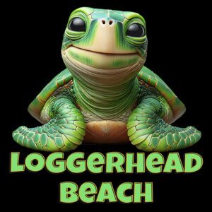 Loggerhead Beach Green Turtle - Image 1